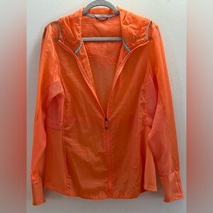 Adidas Womens‎ Orange Running Windbreaker